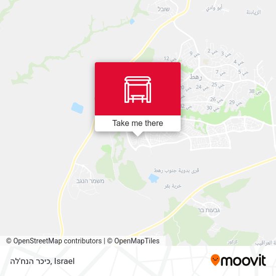 כיכר הנח'לה map
