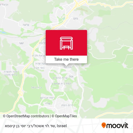 שד.לוי אשכול/רבי יוסי בן קיסמא map