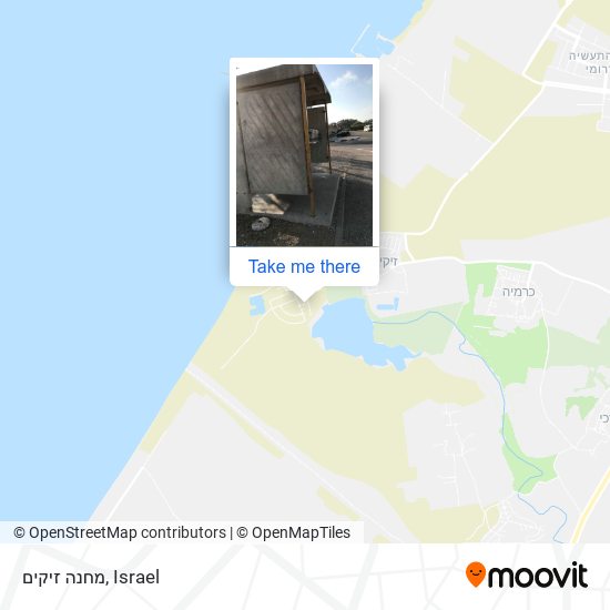 מחנה זיקים map