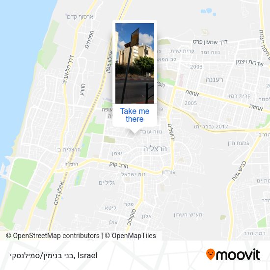 בני בנימין/סמילנסקי map