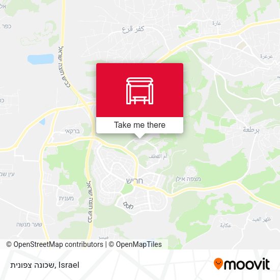שכונה צפונית map
