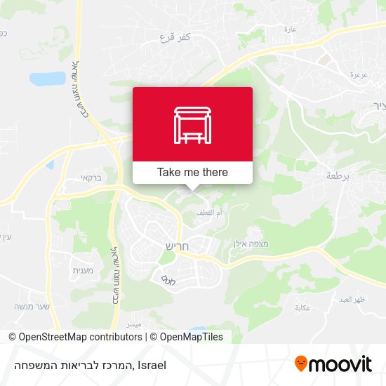 המרכז לבריאות המשפחה map