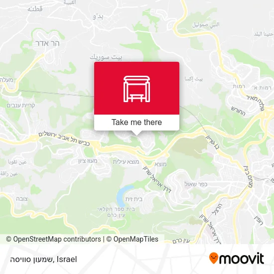 Карта שמעון סוויסה