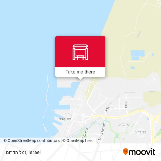 Карта נמל הדרום