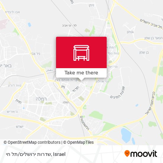 שדרות ירושלים/תל חי map