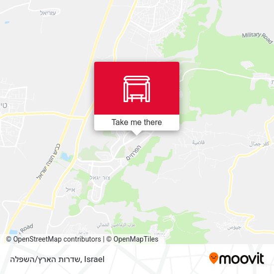 שדרות הארץ/השפלה map