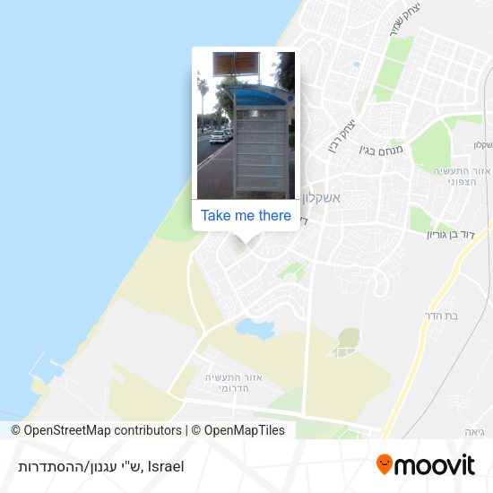 ש''י עגנון/ההסתדרות map