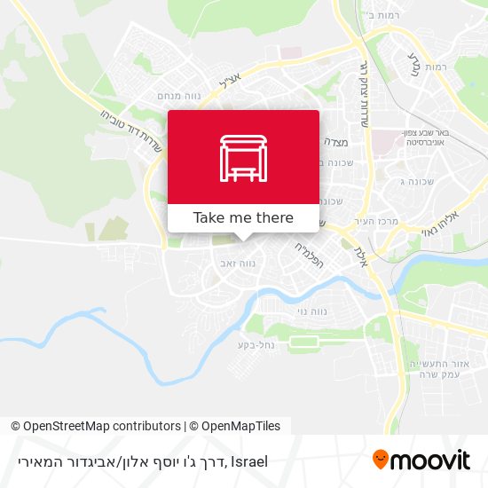 Карта דרך ג'ו יוסף אלון / אביגדור המאירי