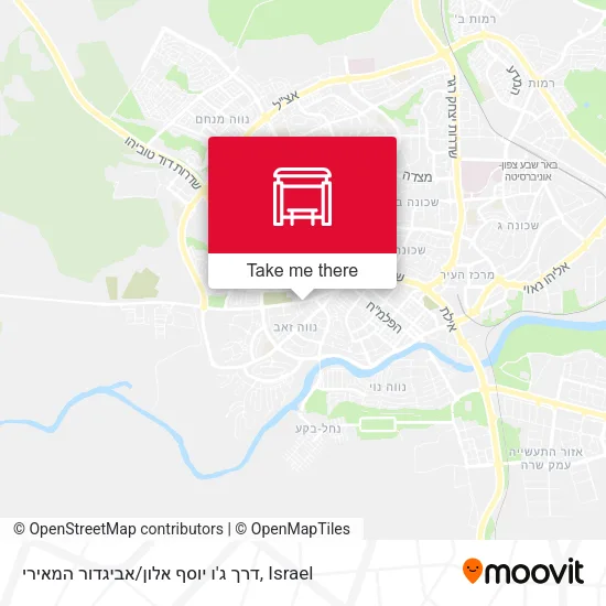 Карта דרך ג'ו יוסף אלון / אביגדור המאירי