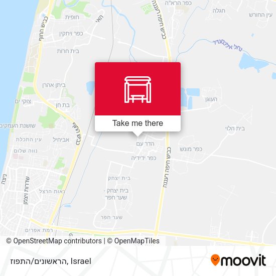 הראשונים/התפוז map