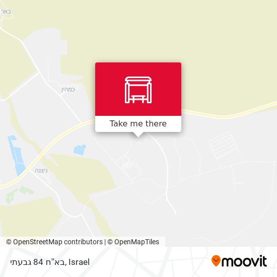 בא''ח 84 גבעתי map