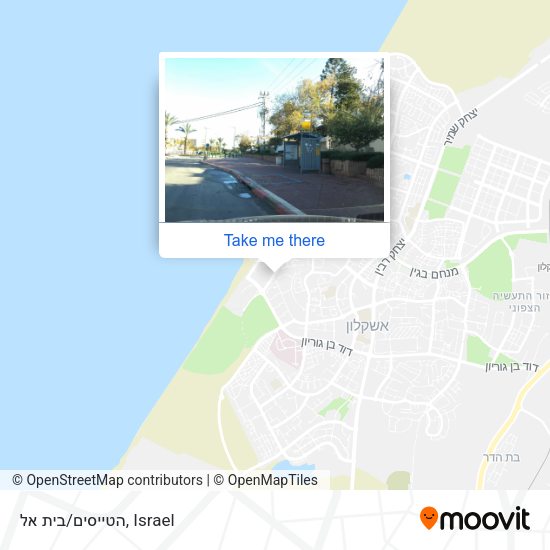 הטייסים/בית אל map