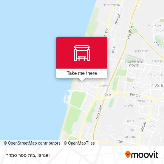 Карта בית ספר סמדר‎