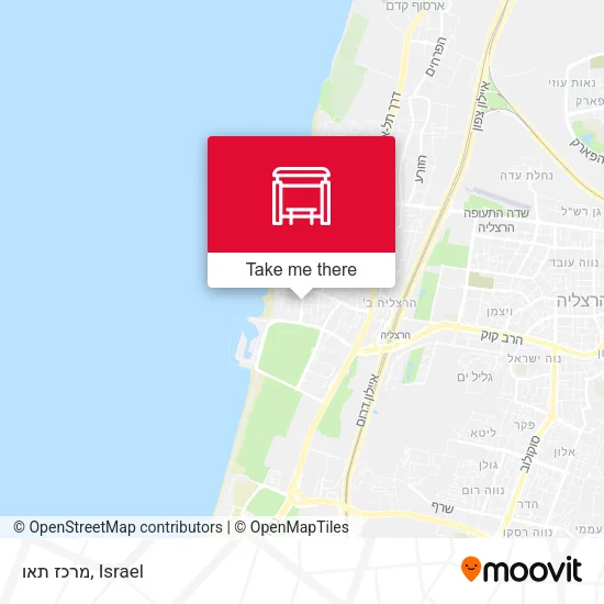 מרכז תאו map