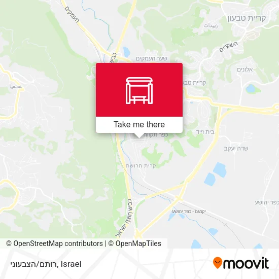 Карта רותם/הצבעוני