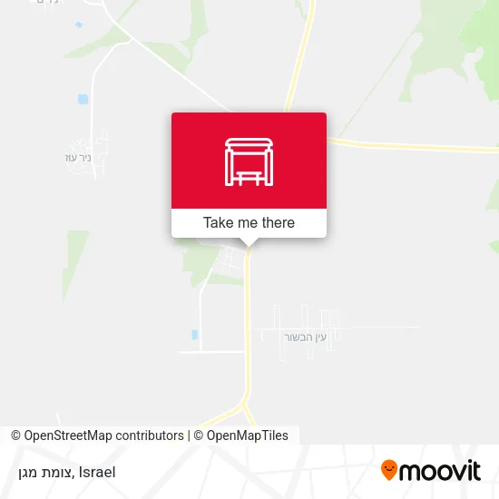 Карта צומת מגן