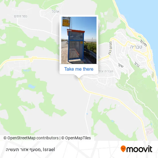 Карта מסעף אזור תעשיה