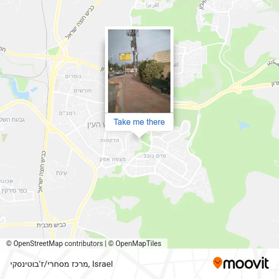 Карта מרכז מסחרי/ז'בוטינסקי