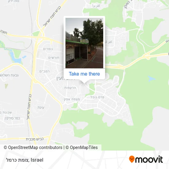 Карта צומת כרמל