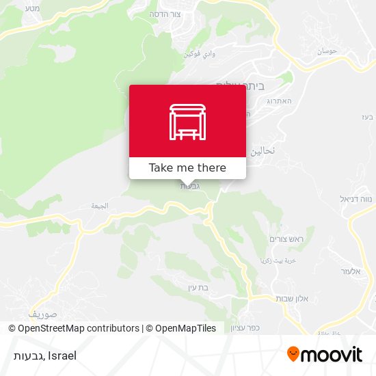 גבעות map