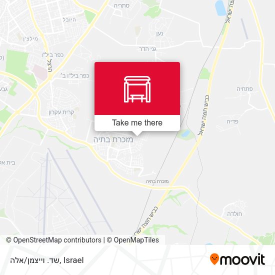 שד. וייצמן/אלה map