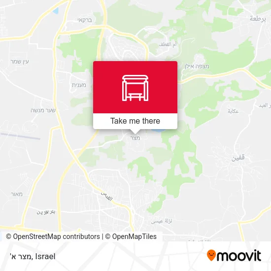 Карта 'מצר א