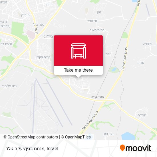 מנחם בגין/יעקב גולד map