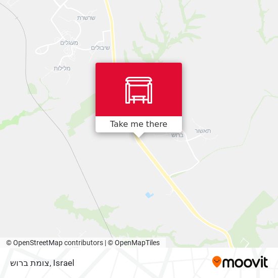 צומת ברוש map