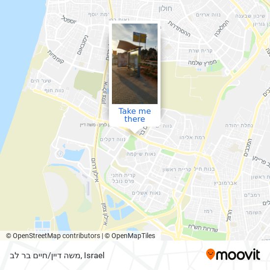 Карта משה דיין/חיים בר לב
