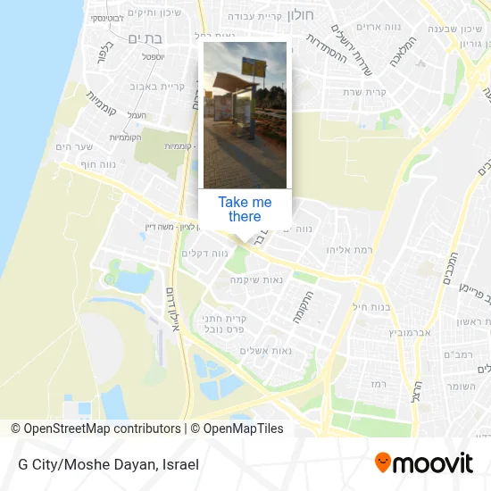 G City/Moshe Dayan map