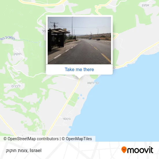 Карта צומת חוקוק