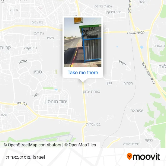 Карта צומת בארות