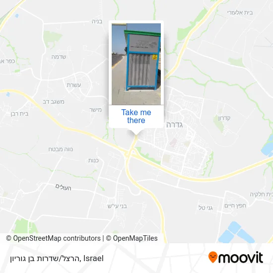 Карта הרצל/שדרות בן גוריון