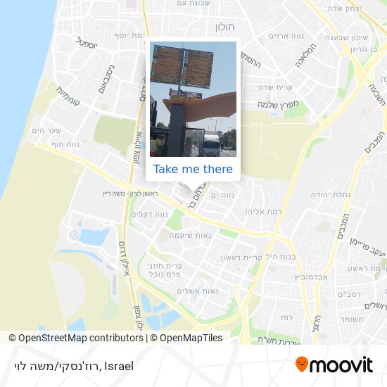 רוז'נסקי/משה לוי map