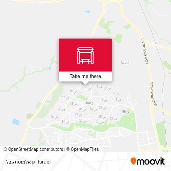 Карта גן אלמוסתקבל
