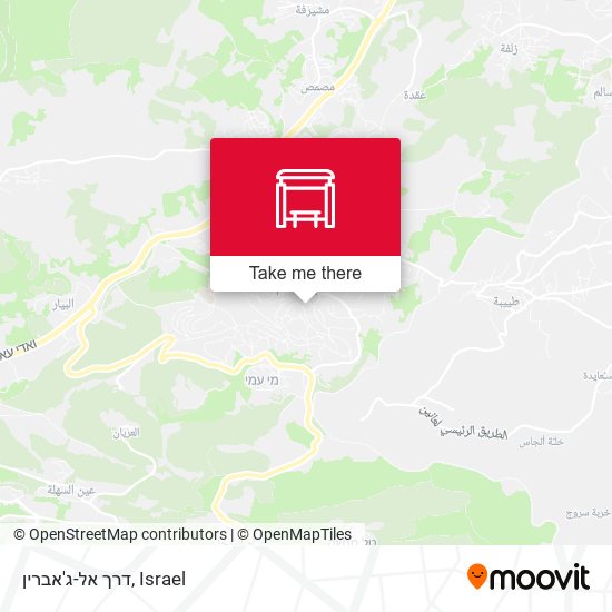 דרך אל-ג'אברין map