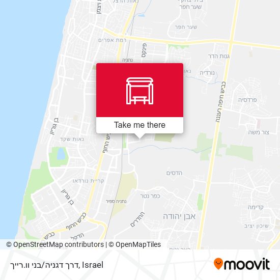 דרך דגניה/בני וו.רייך map