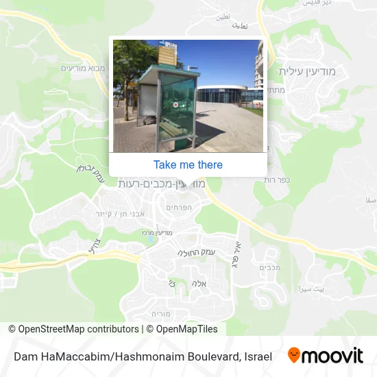 Dam HaMaccabim / Hashmonaim Boulevard map