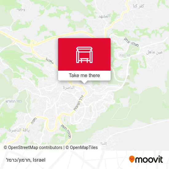 Карта חרמון/כרמל