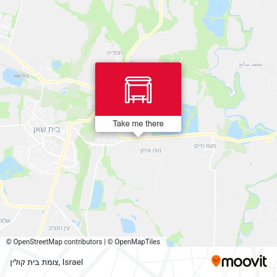 צומת בית קולין map
