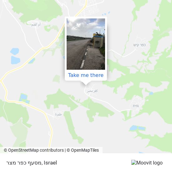מסעף כפר מצר map