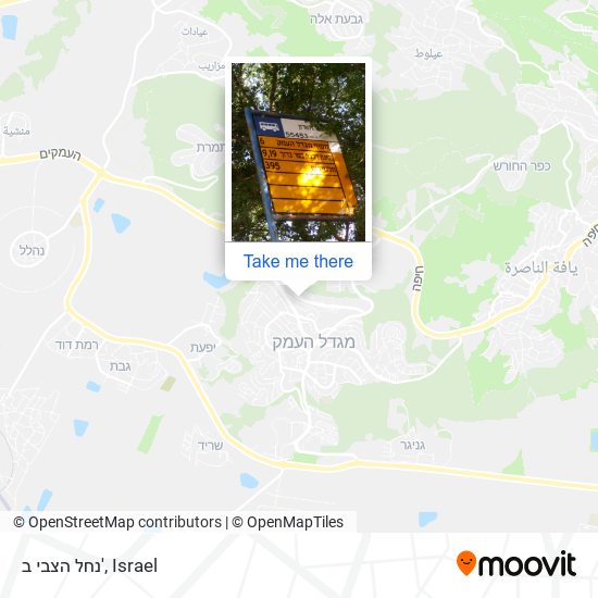 נחל הצבי ב' map
