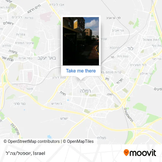 Карта יוספטל/צה''ל