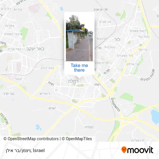 Карта ויצמן/בר אילן