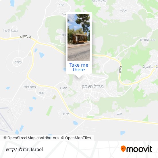 זבולון/קדש map