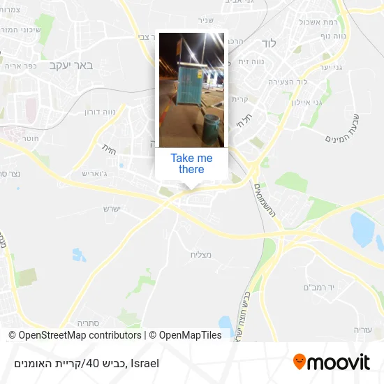 Route 40/Artists Quarter map