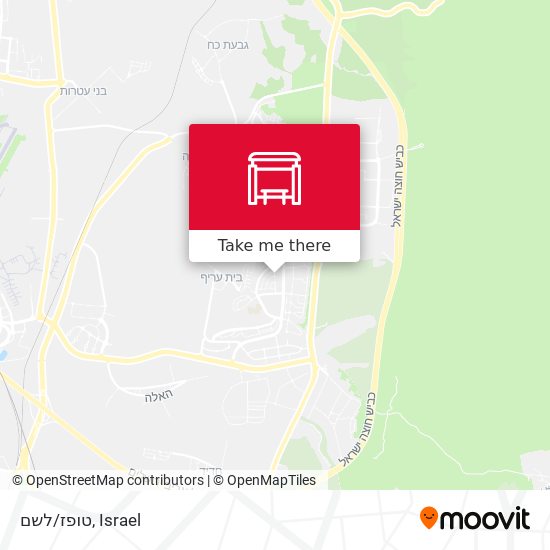 טופז/לשם map