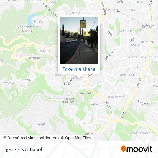 האייל/היען map