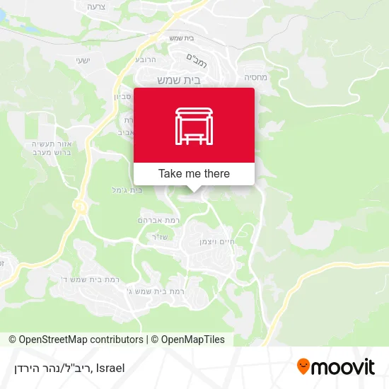 Карта ריב''ל/נהר הירדן