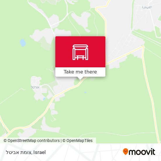 צומת אביטל map